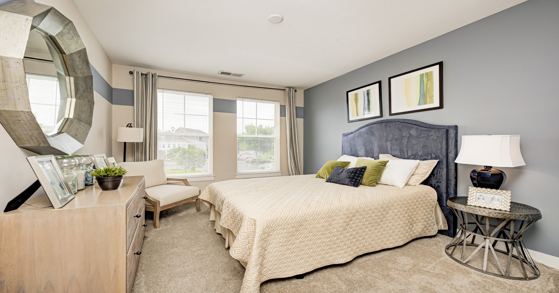 Union Street Flats Model Bedroom