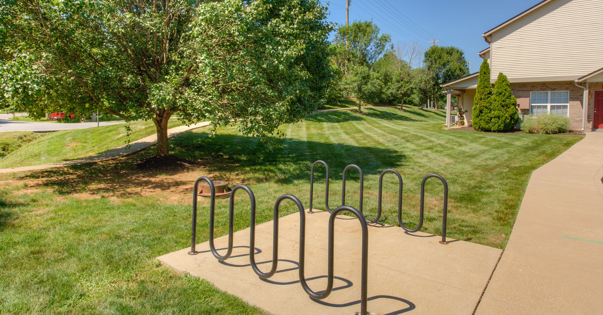 City Flats on Tenth Bike Rack