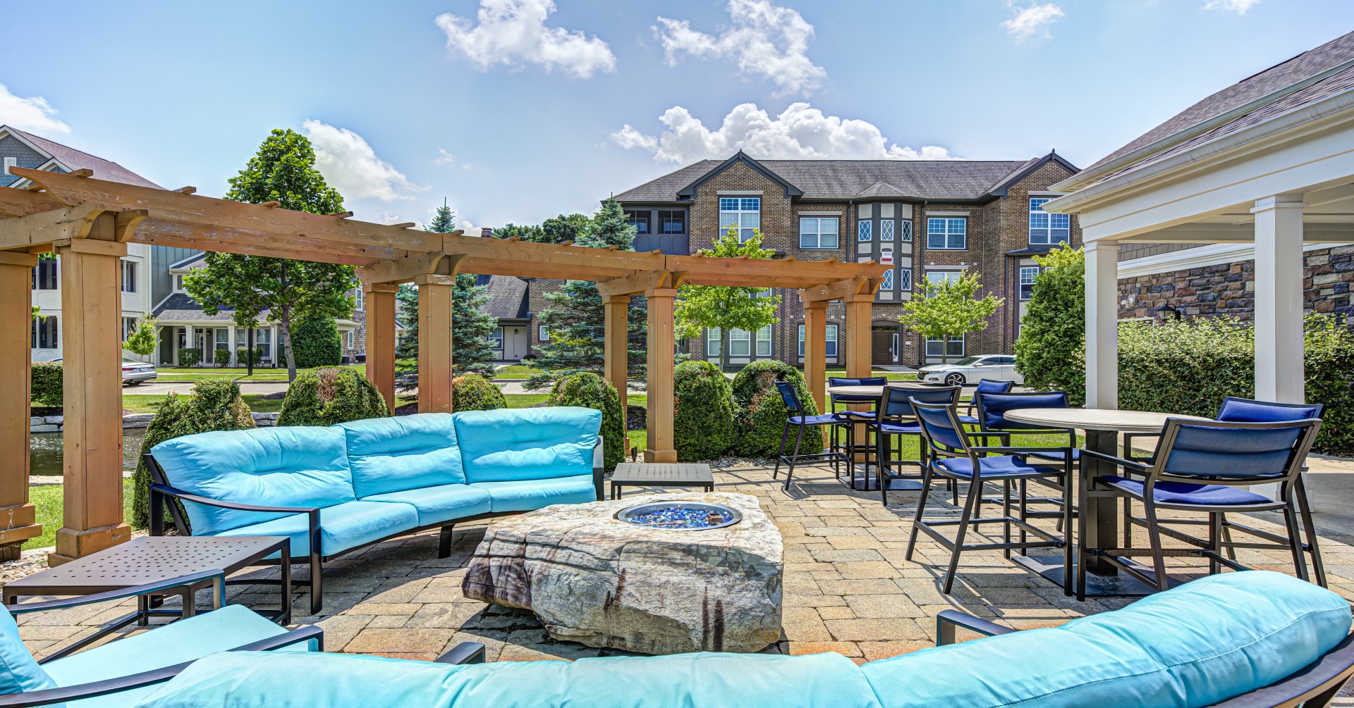 The Hamilton Fire Pit Area